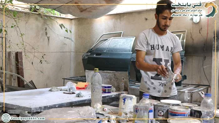 آموزش رنگ آمیزی خودرو